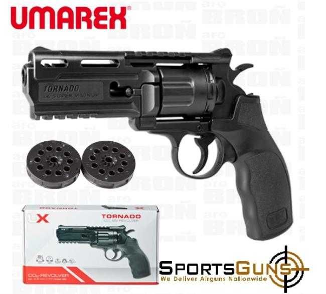 Pistol *UNICAT* V.4 Cu Bile De Cauciuc - HDR HDP Aer Comprimat Co2