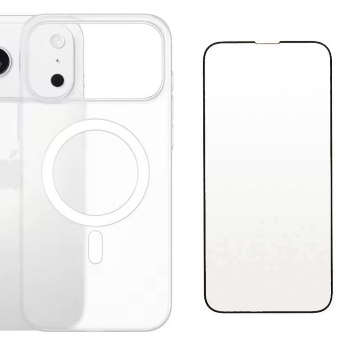 Husa Magsafe TPU Mat + Folie Sticla Iphone 17/17 PRO/17 PRO MAX/17 AIR