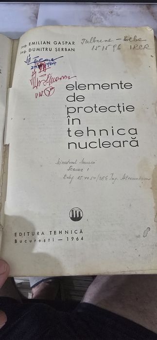 Carte tehnica Elemente de protecție în tehnica nucleară