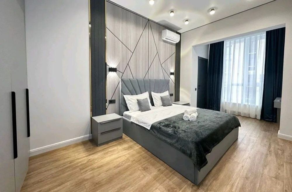 Шикарная 1 ком  в ЖК MERIDIAN .Мега Сейфуллина . Квартира посуточно