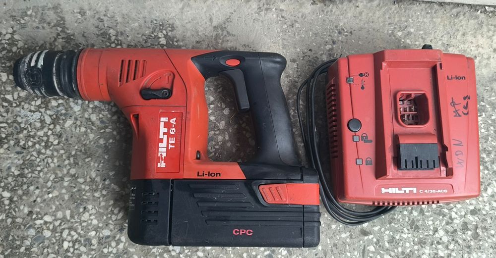 HILTI TE 6-A,с батерия и зарядно