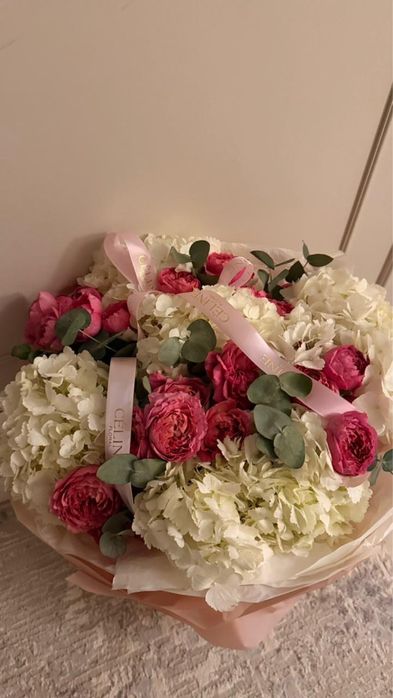 Цветы свежие гортензии