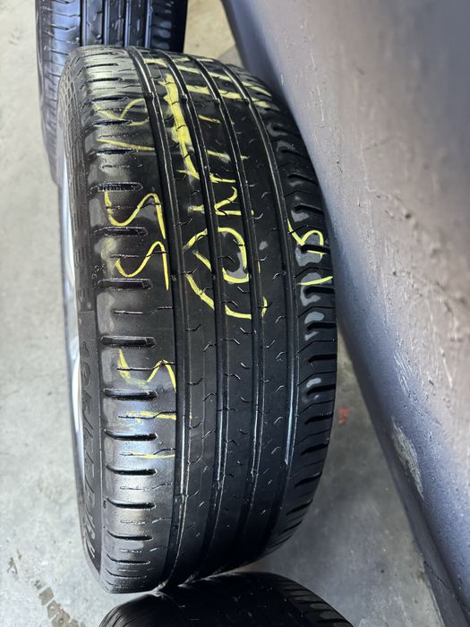 Super Set Jante Renault/  4X 100 R16 +Anvelope 195/55 R16 Continental