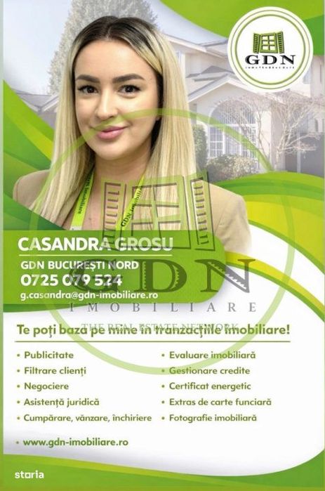 Apartament 2 cam. | Greenfield Baneasa | Parcare subterana inclusa | 2
