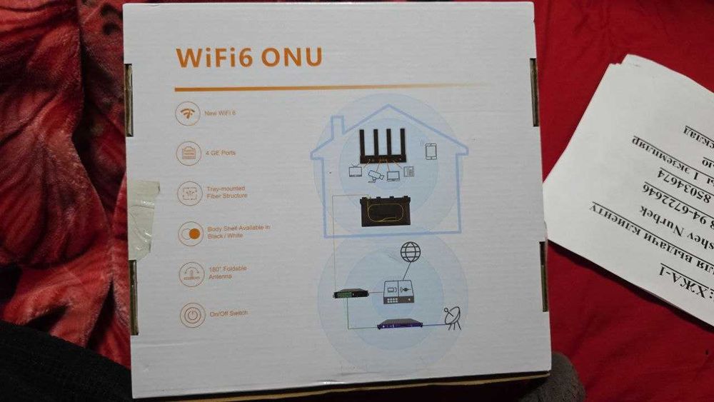 gpon router WI-FI 6 2.4, 5G
