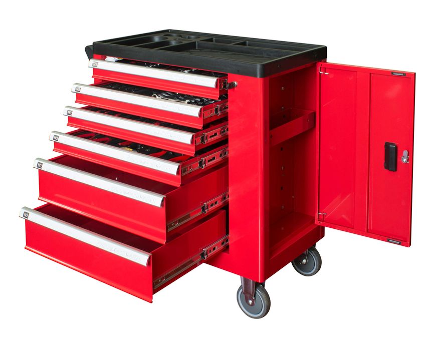 Количка за инструменти OSAKA - празна, 156 и 196 инструмента