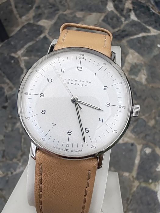 Ceas Junghans Max Bill Manual 34 mm Funcționează Impecabil!