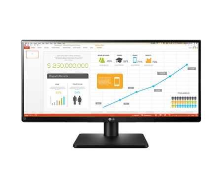 Монитор LG 29UB67-B 29" 2560x1080 UltraWide IPS с 6 месеца гаранция