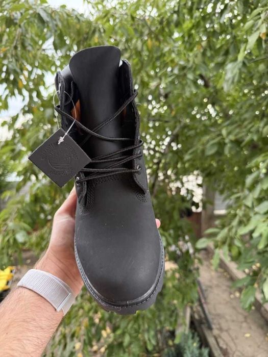 Timberland 6" Boot Black Nubuck Premium (40-46 номер)