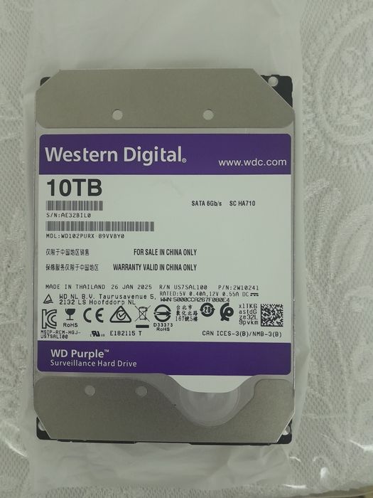 Hard 10 TB yengi arginal
