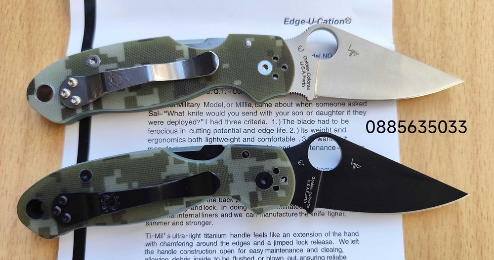 Spyderco Paramilitary 3 C223