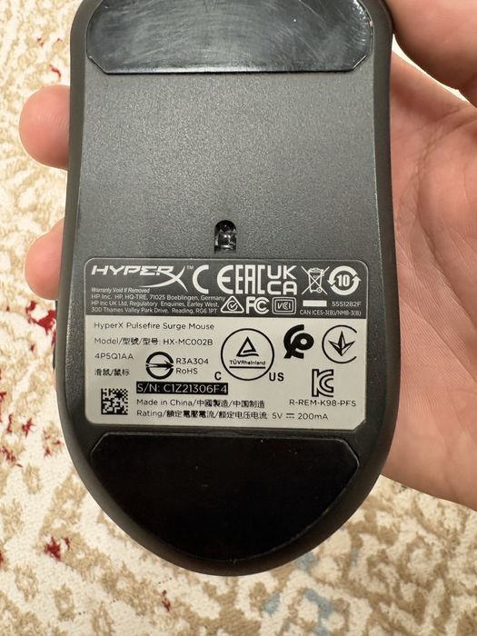 Мышь Hyper X Pulsefire Surge HX-MC002B