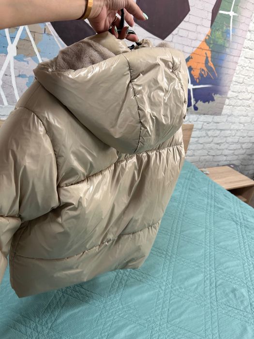 Ватирано лъскаво яке ZARA