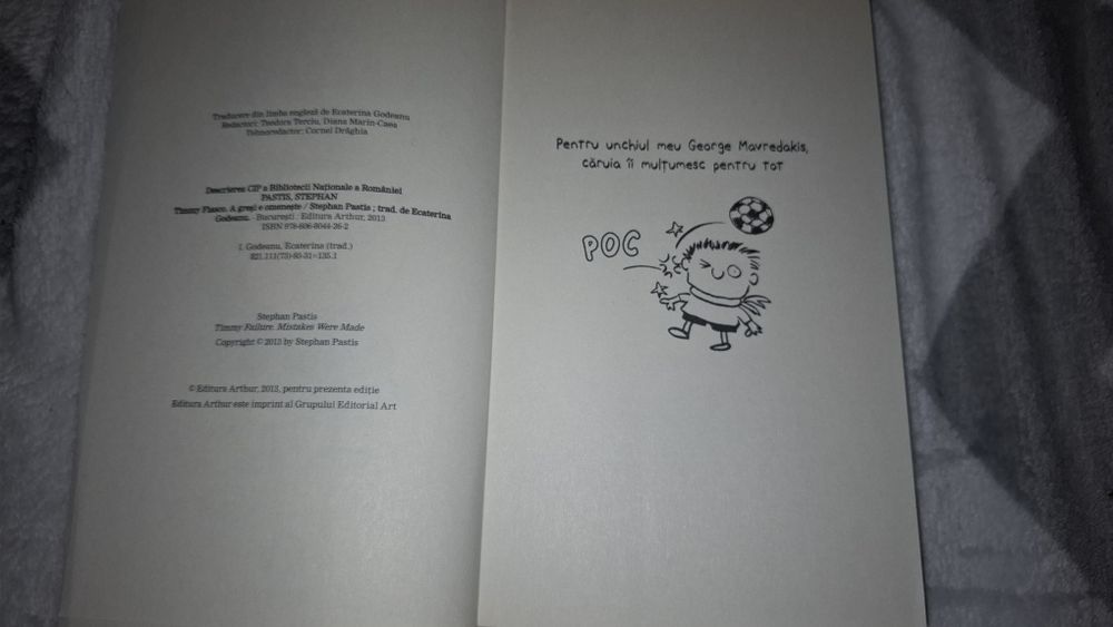 Timmy Fiasco 1. A gresi e omeneste