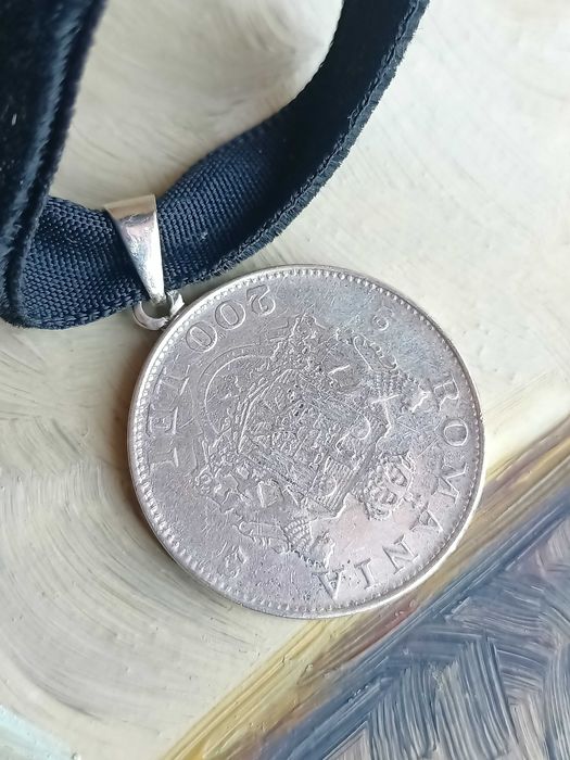 Choker moneda argint