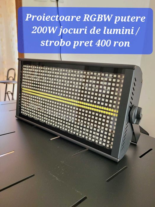 Stroboscoape 200W RGBW jocuri de lumini disco DJ formatii scene club