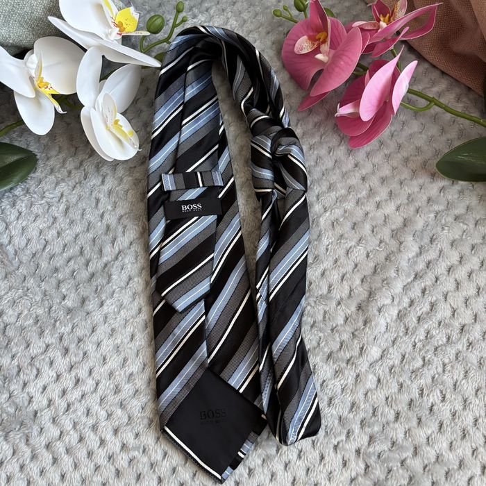 Cravata Hugo Boss de lux premium din matase naturala