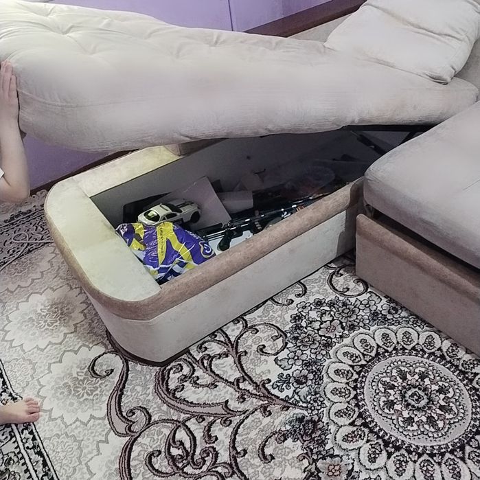 Уголок раскладной мягкий диван