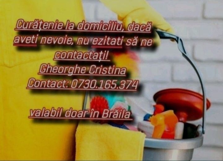 Curățenie generală/domiciliu