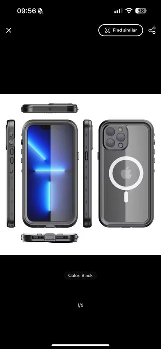 Husa subacvatica waterproof/shockproof iphone 15 pro max