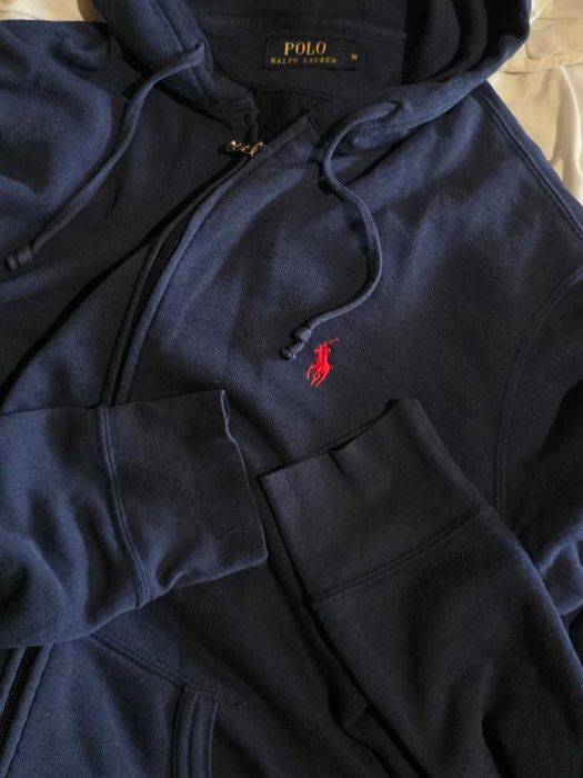 Нов Polo Ralph Lauren Cotton Blend Мъжки Суичър С Качулка Ежедневен Раз.M