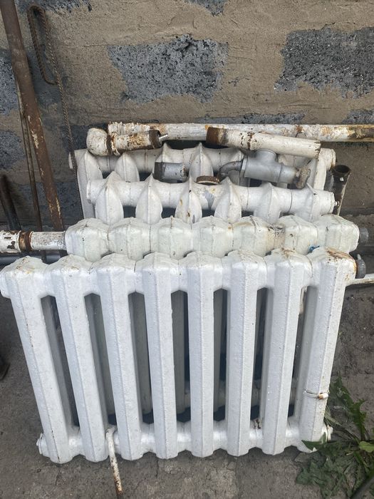 Чугунные батареи.