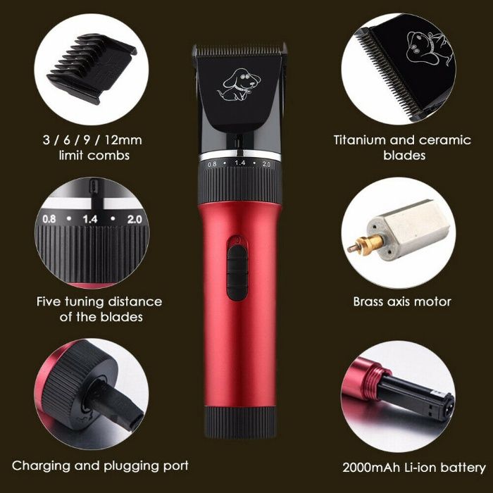 Тример ( Машинка ) Pro Profesional за кучета с керамични ножове