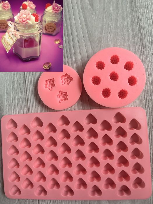 Set Matrite diferite marimi lumanari sau rasina