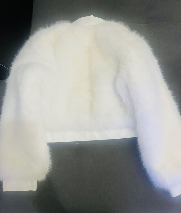 Дамско яке Бял косъм