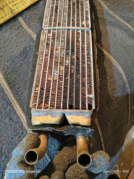Радиатор печки медный
