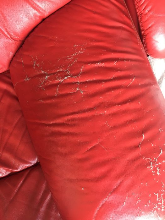 Кресло от естествена кожа