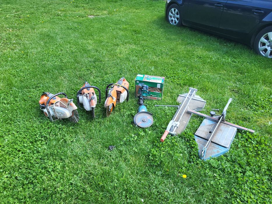 Stihl 410 pentru tăiat asfalt