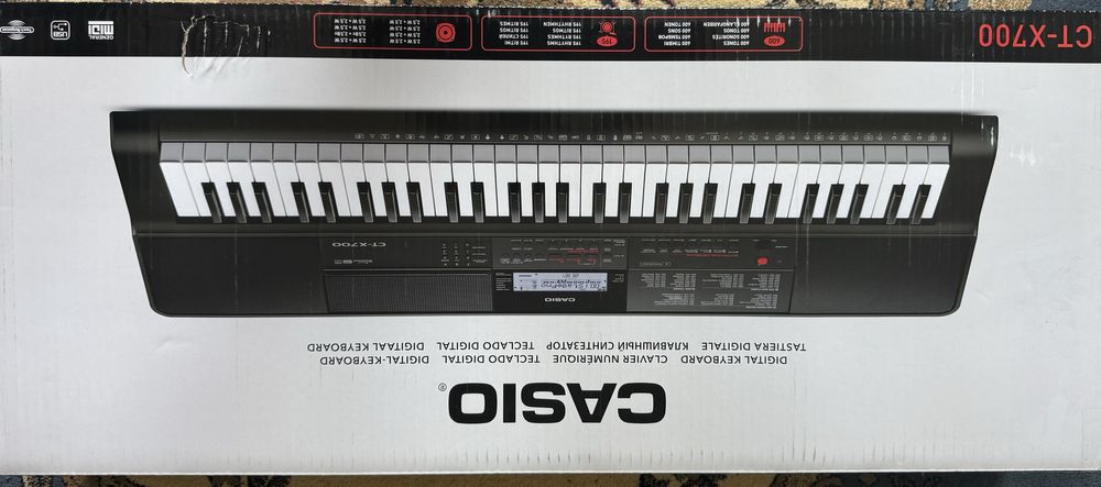 Продам синтезатор Casio CT-X700