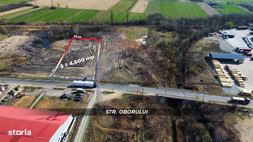 Teren 4,600mp Baia Mare / Strada Oborului