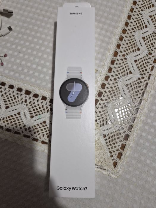 Смарт часовник SAMSUNG Galaxy Watch 7 L310 Silver 44 MM, GPS, WLAN, ПУЛСОМЕР, SPO2
