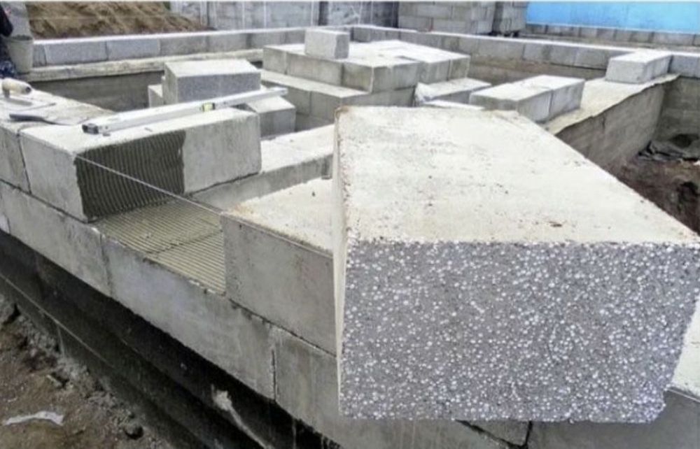 Полистиролблок, полистиролбетонные блоки, теплоблок 60*30*20