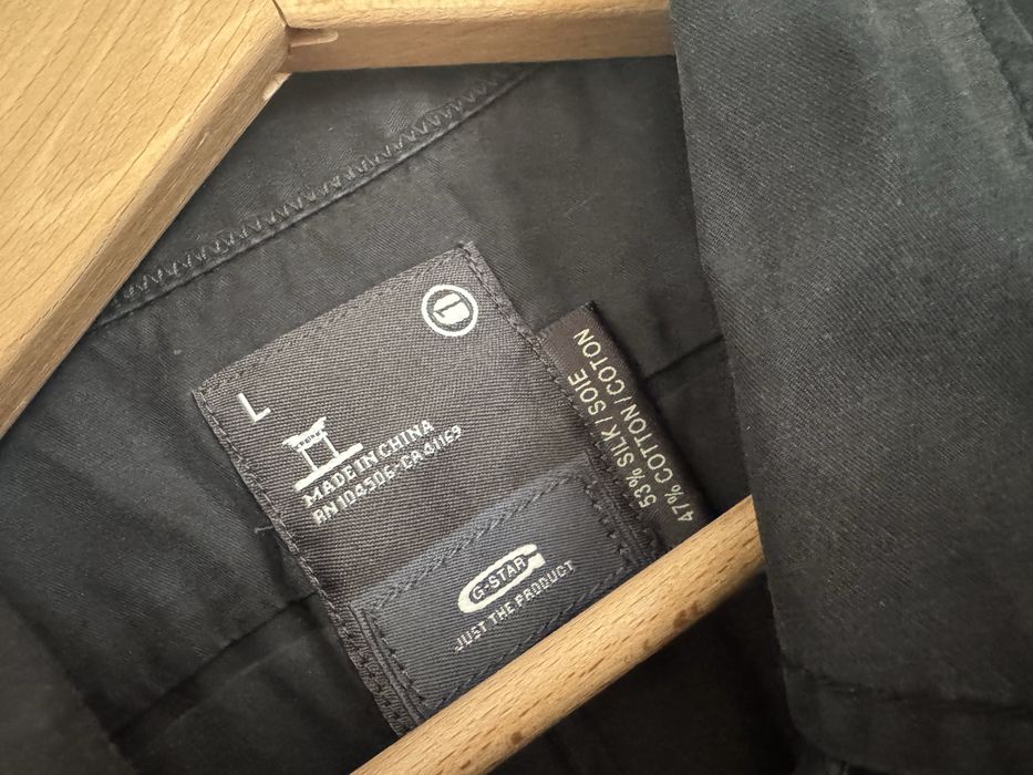 Дълга дамски риза, G-Star Raw, коприна и памук, размер S