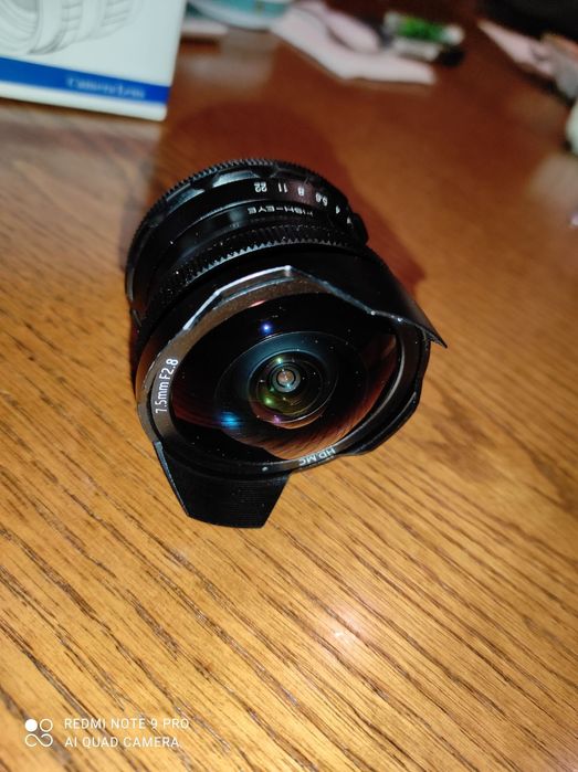 Широкоъгълен обектив fish eye