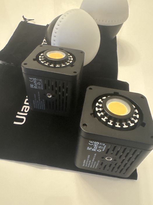 Vand kit 2 lumini studio ulanzi led. Plus geanta dedicata