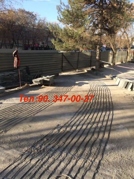 Нагревательный Кабель для Террасы, Ступенек, Тротуаров Тёплые  Полы