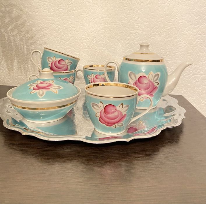 Советская посуда,чайный набор на 4 персоны.