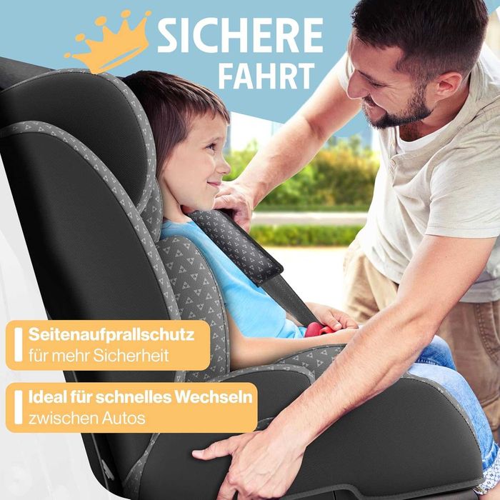 Детско столче за кола, 9кг-36кг, Isofix система