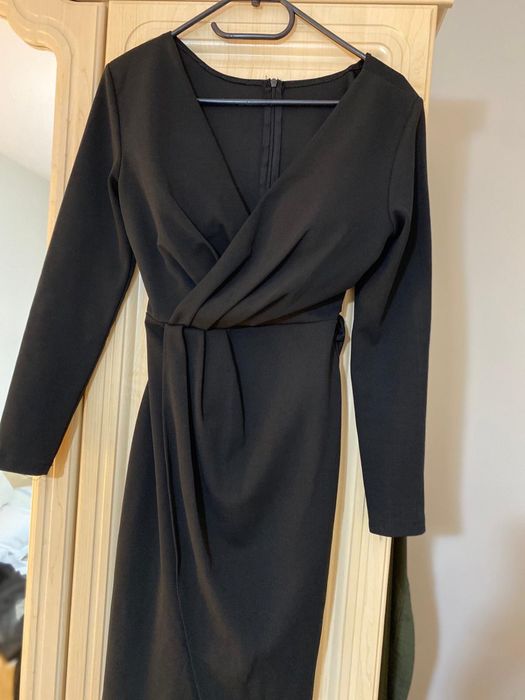 Rochie scurta neagra eleganta de ocazie