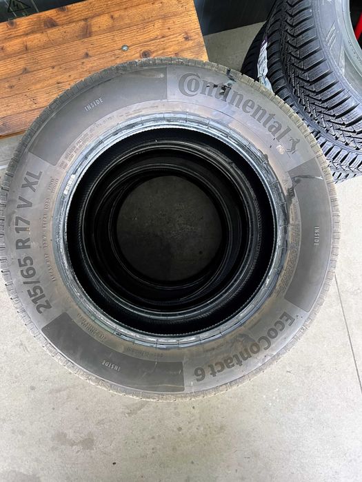 Set 4 anvelope vară noi Continental EcoContact 6 215/65 R17 103V XL