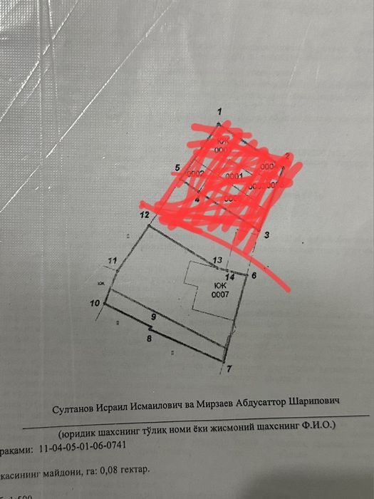Nazarbek uchastka sotiladi 5 sotix 3 xona karobka