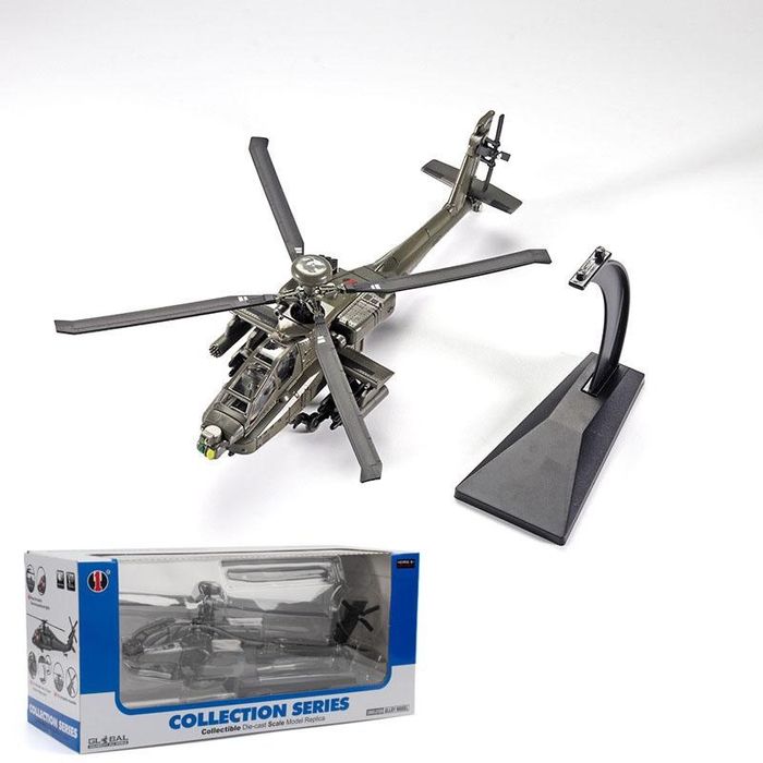 Macheta Elicopter Apache AH-64A 1/32 – Model din aliaj