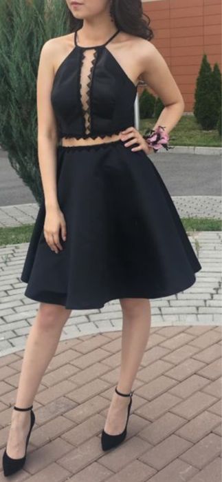 Вечернее платье черное