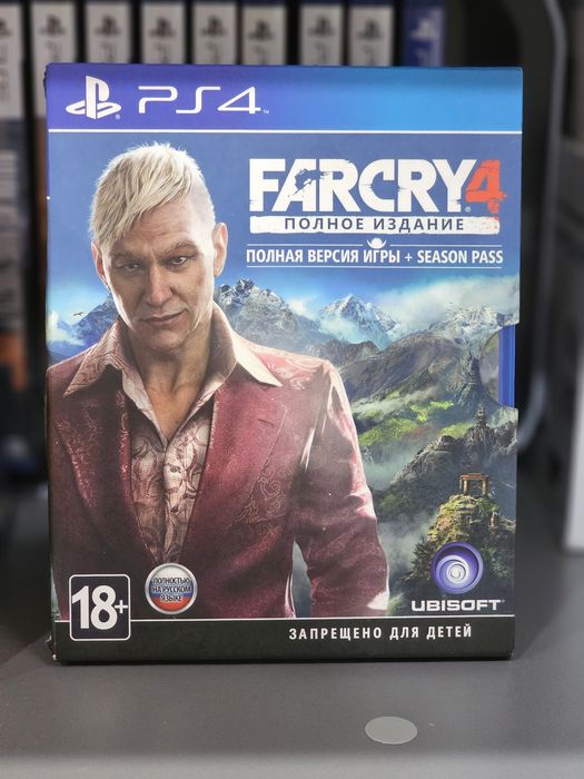 Игра, диск. Far Cry 4 в картонном рукаве на Playstation 4,5.