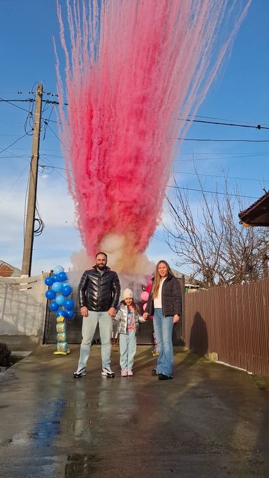 Artificii de zi cununii civile/Gender reveal.