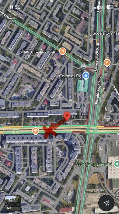 Proprietar , inchiriez garsoniera ap cu 1 cam decomandat la Metrou Lujerului